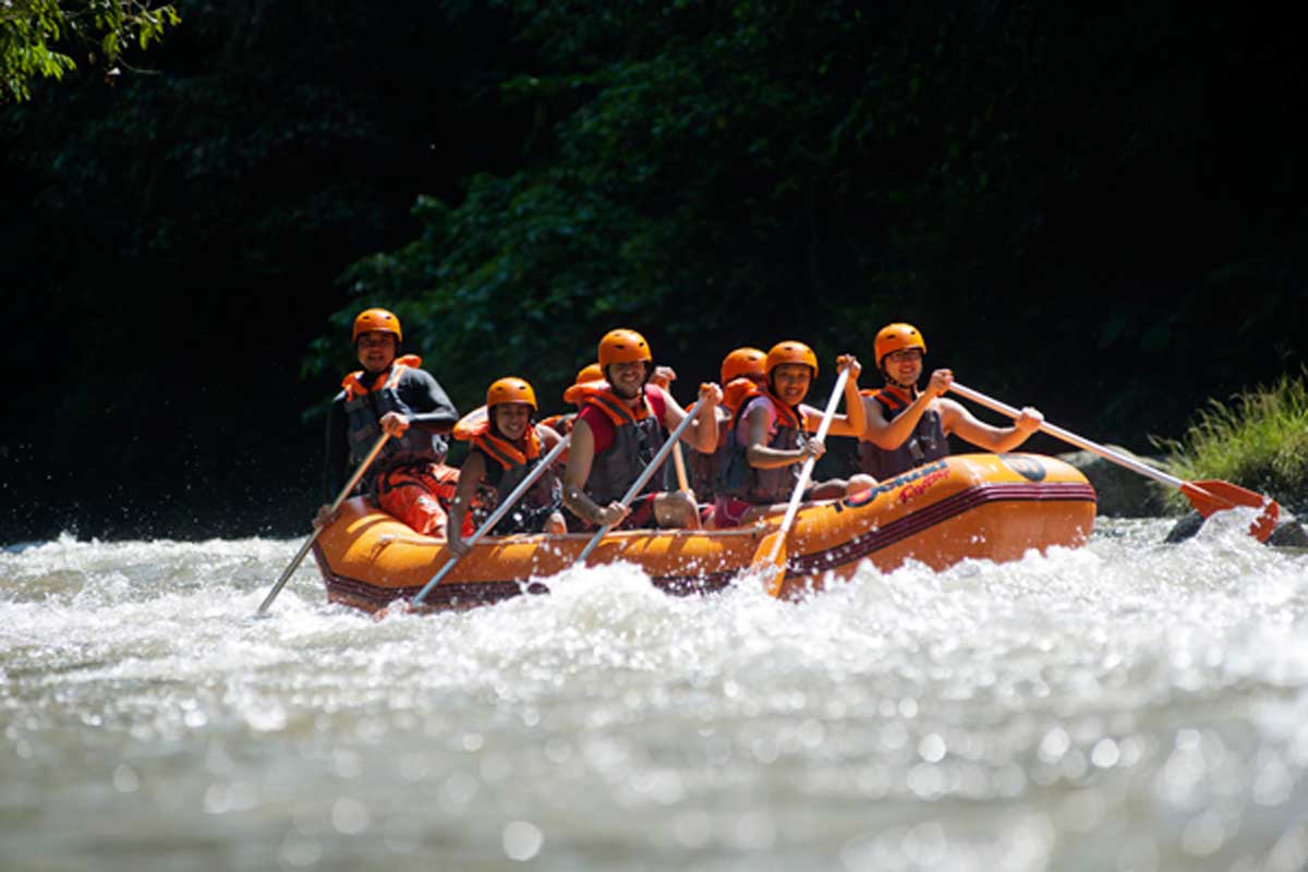 BOOK ONE DAY BEFORE !!!Pic Up (Ubud, Sanur, Kuta, Nusa Dua / Jimbaran)(1.5 Hour Rafting, 45 minutes Tubing)  Min 2 Pax
This Company  stands proud as the first Adventure Company
in the heart